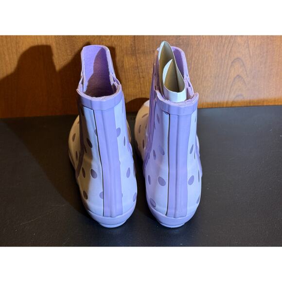 LONDON FOG Womens Piccadilly Rain Boot Lilac 7 M US - Picture 4 of 7